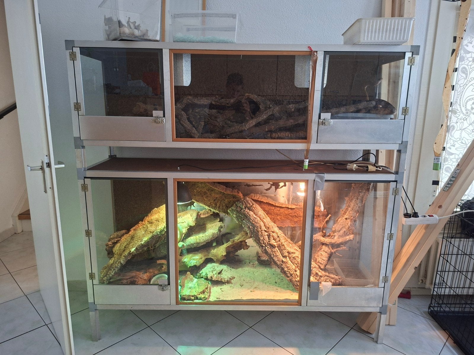 groot terrarium stelling, Ophalen of Verzenden