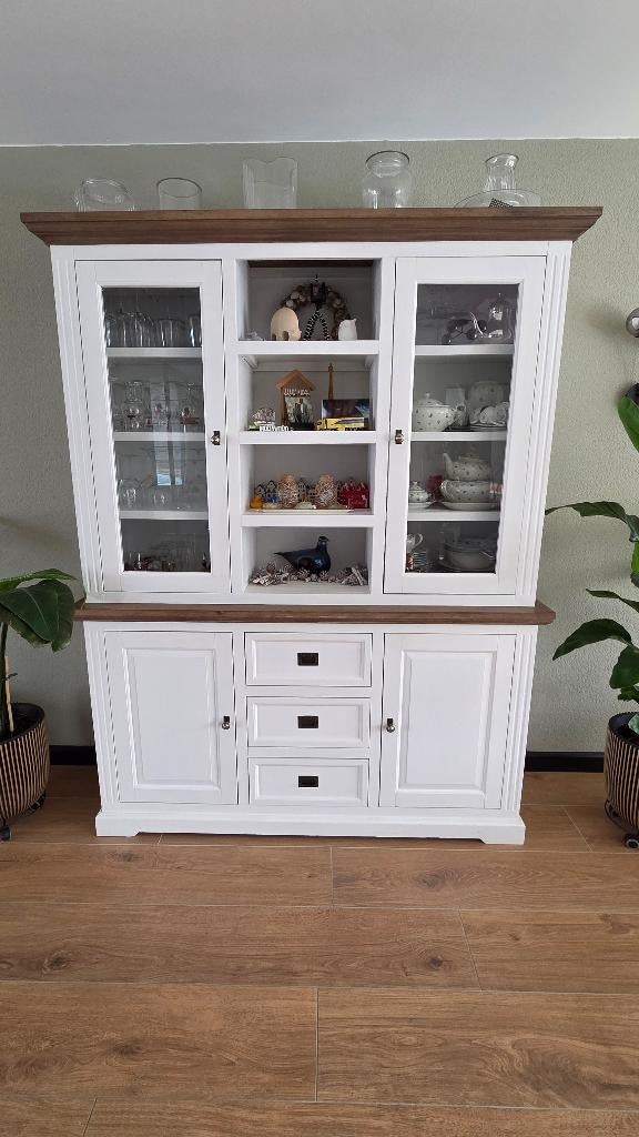 Buffet kast landelijk, Ophalen, Gebruikt, Met deur(en), 200 cm of meer