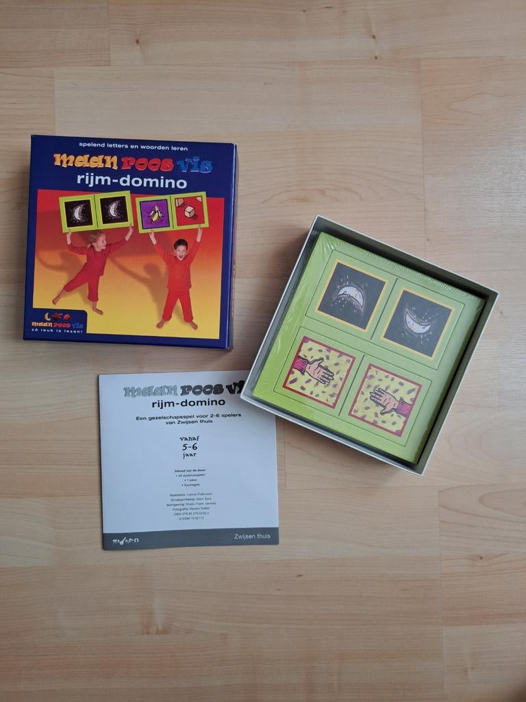 NIEUW! Maan Roos Vis rijm memory, letters en woorden leren., Kinderen en Baby's, Ophalen of Verzenden, Nieuw