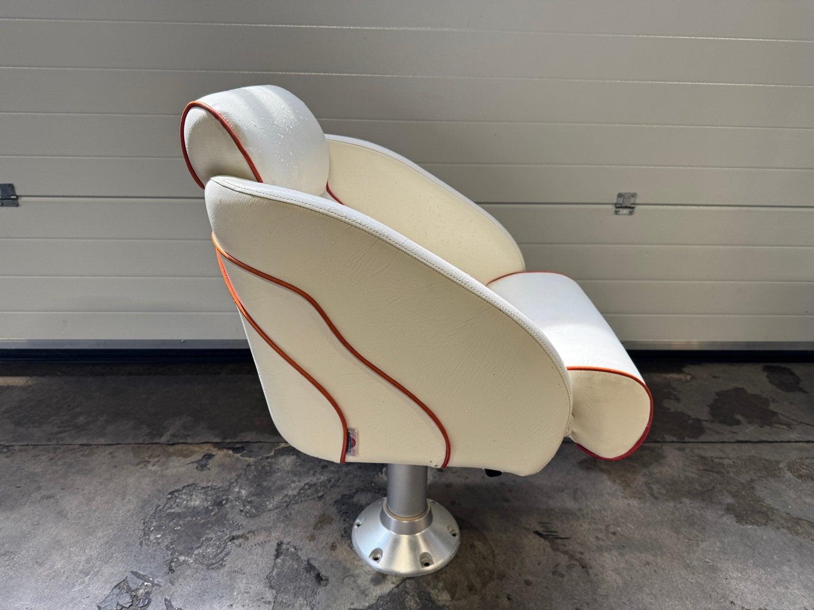 Springfield bootstoel met verstelbare poot, Watersport en Boten, Ophalen, Gebruikt, Interieur en Kussens