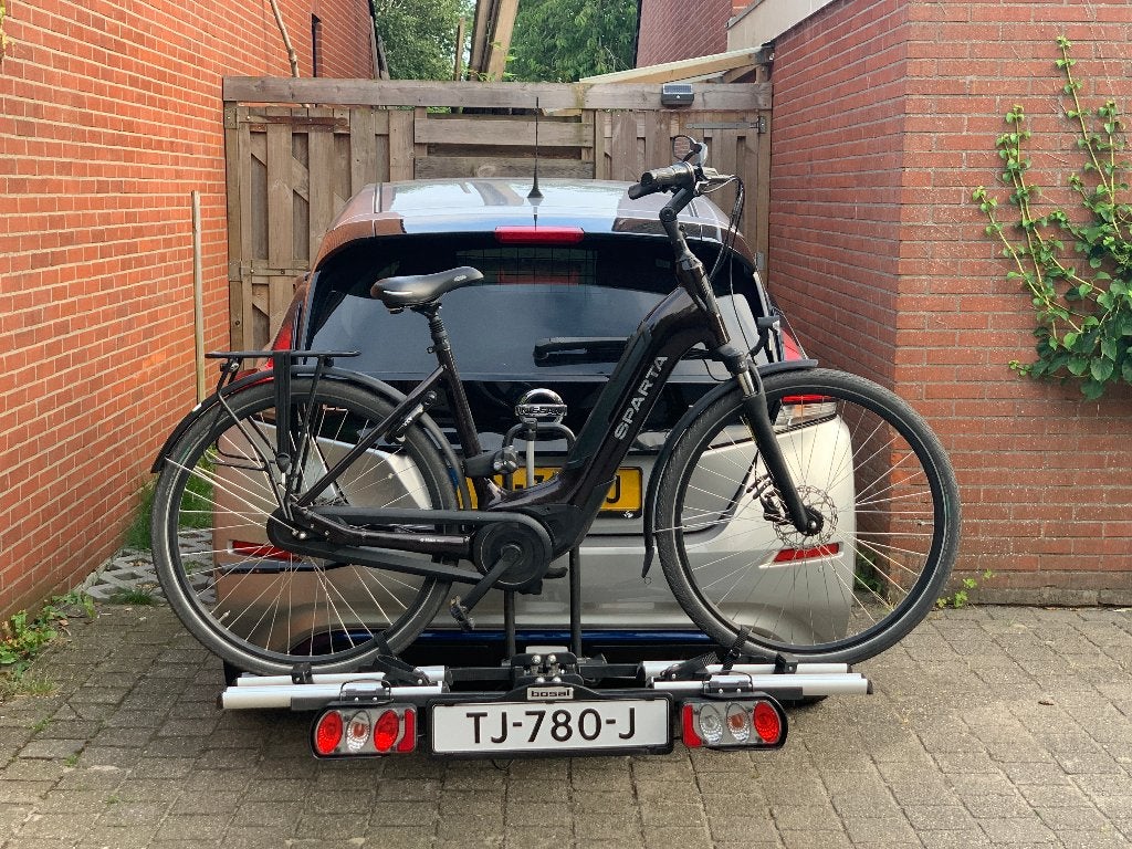 Bosal Compact 2 fietsen - opvouwbaar, Auto diversen, Fietsendragers, Zo goed als nieuw, Trekhaakdrager, 2 fietsen, Brede banden