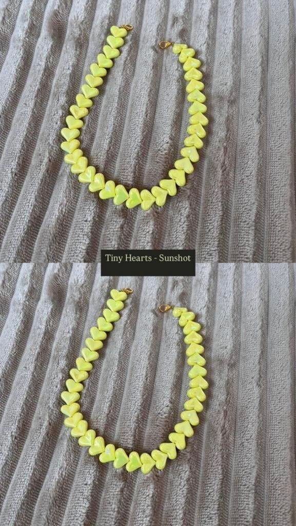 Tiny Hearts telefoonketting - Sunshot, Ophalen of Verzenden, Nieuw, Geel, Overige materialen