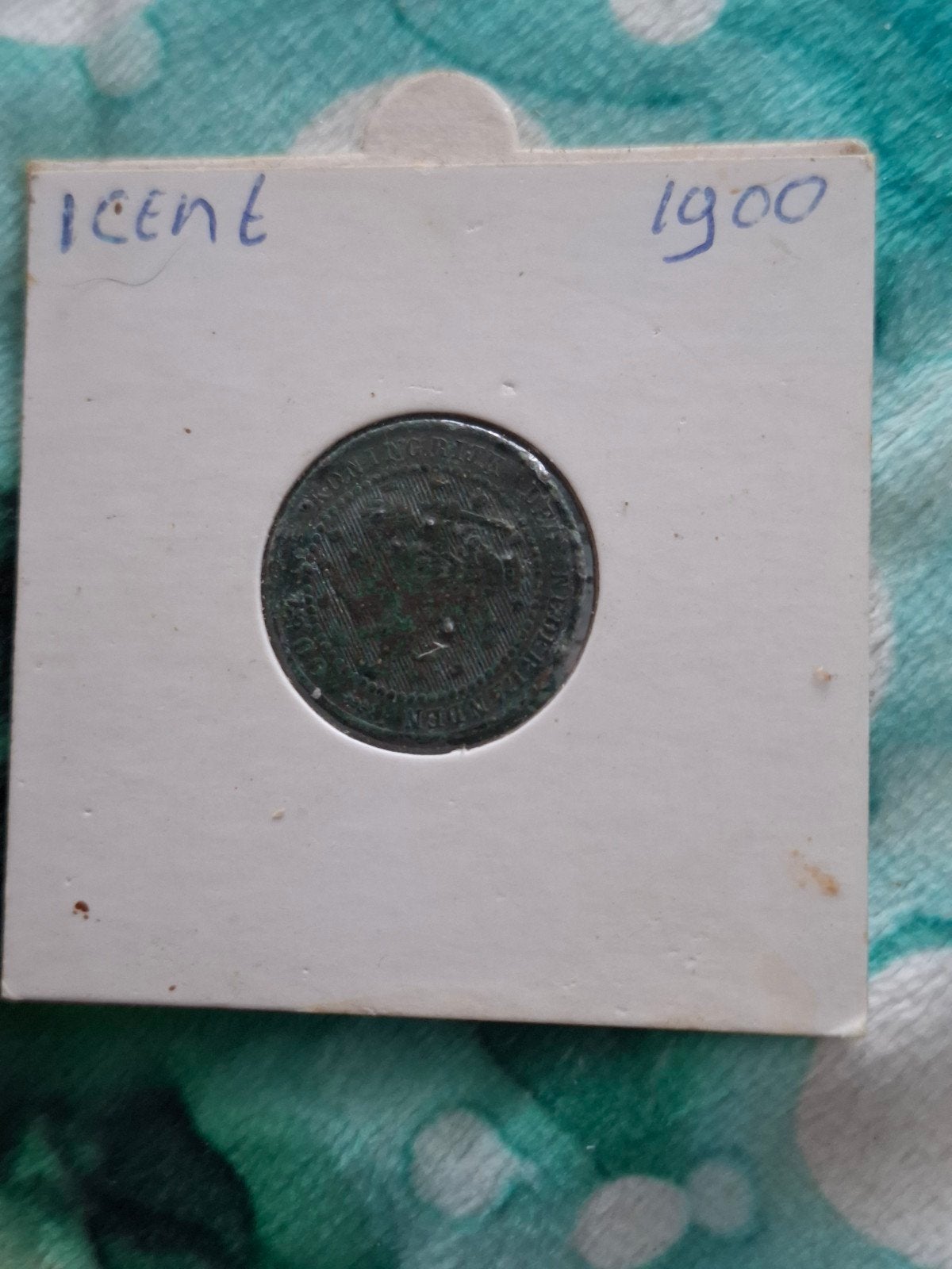 Nederlandse 1 cent munt uit 1900 - Koningin Wilhelmina, Postzegels en Munten, Munten | Nederland, Ophalen of Verzenden