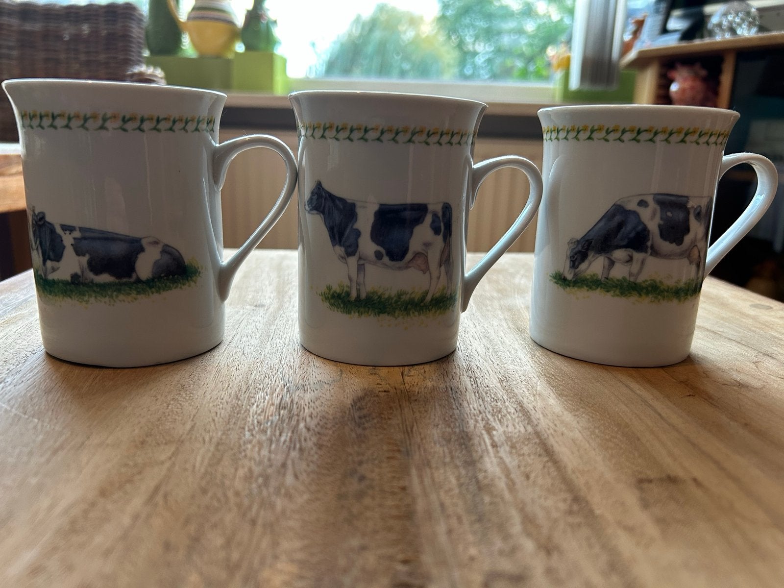 Set van 3 Theo mokken met koeienprint, Ophalen, Overige merken, Landelijk/Boerenbont, Mok