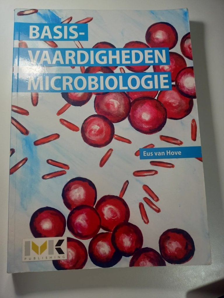 BASIS- VAARDIGHEDEN MICROBIOLOGIE, Boeken, Eus van Hove, Zo goed als nieuw, Beta, HBO
