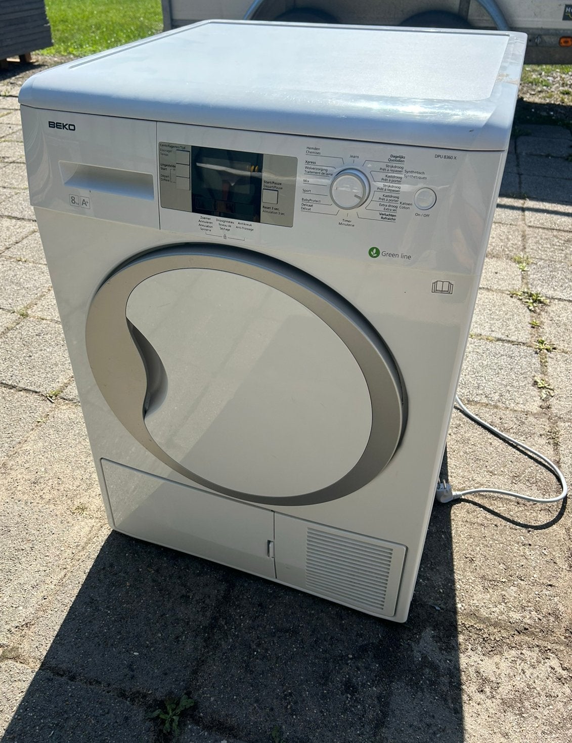 Beko warmtepompdroger, Witgoed en Apparatuur, Wasdrogers, Ophalen, Gebruikt, Overige typen, 8 tot 10 kg