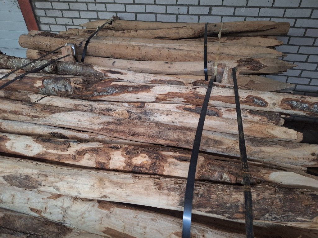 AANBIEDING:  kastanje palen, kastanje hekwerk uit voorraad, Tuin en Terras, Ophalen, Nieuw, 180 tot 250 cm, Palen