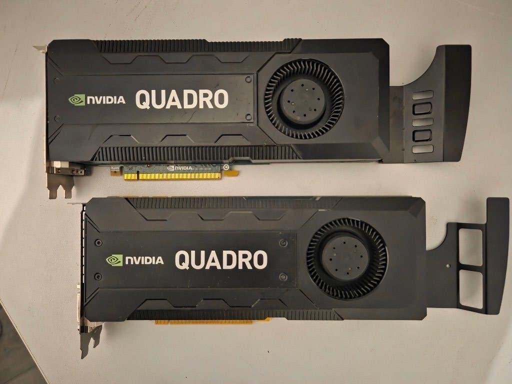 HP/Nvidia Quadro K5000 & K5200, Gebruikt, -, DVI, -
