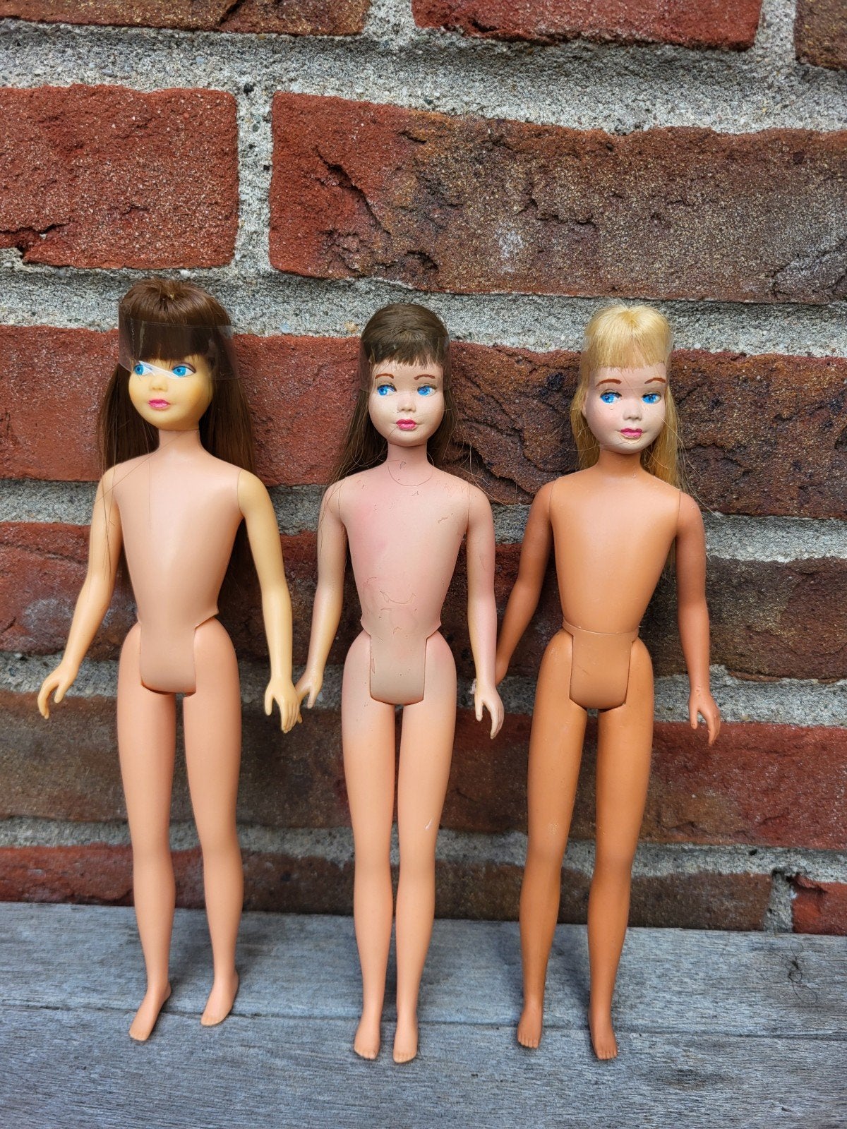 Vintage barbie skipper 3x, Verzamelen, Ophalen of Verzenden, Gebruikt