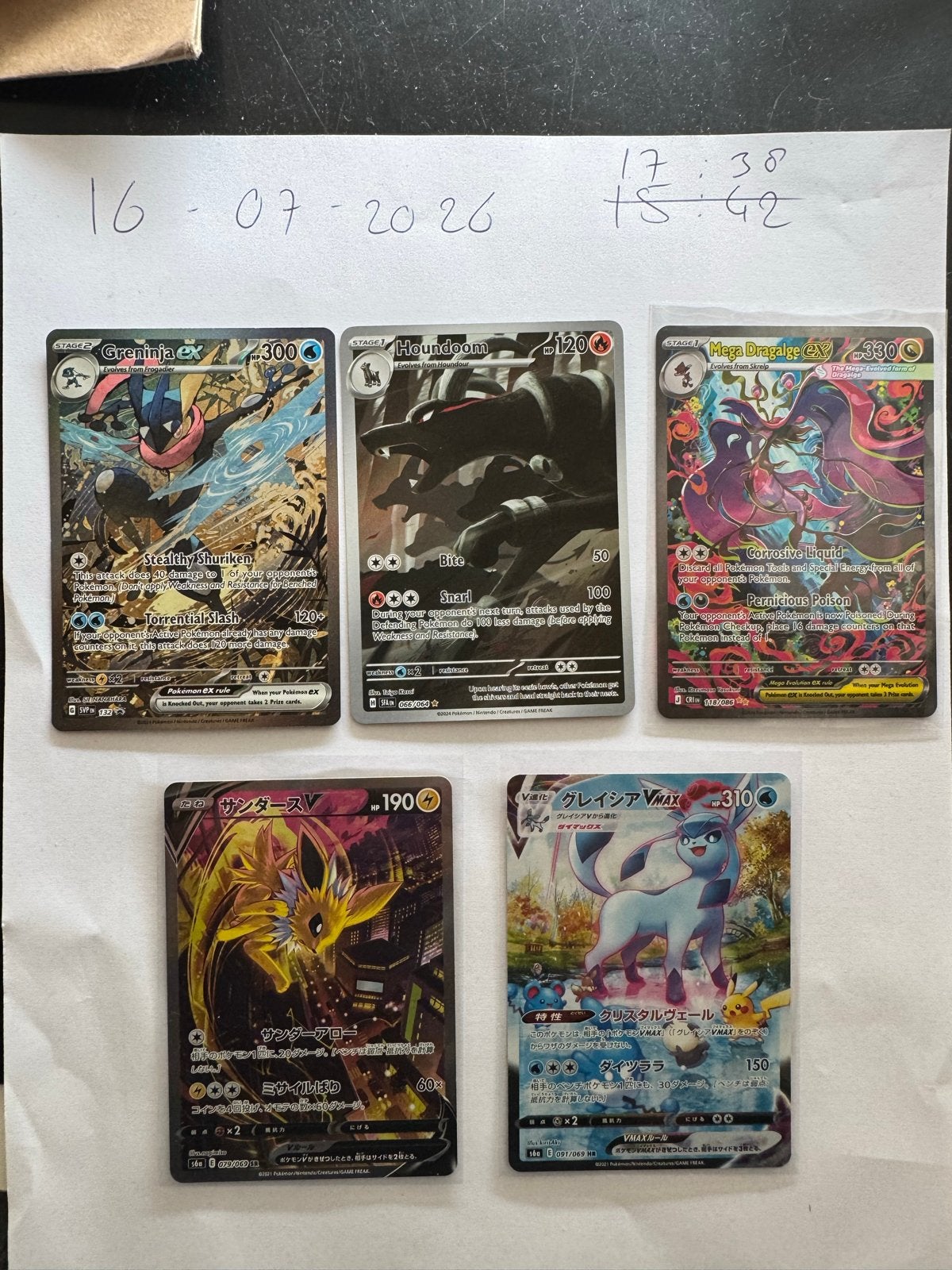Pokemon kaarten Bundel, Ophalen of Verzenden, Zo goed als nieuw, Meerdere kaarten