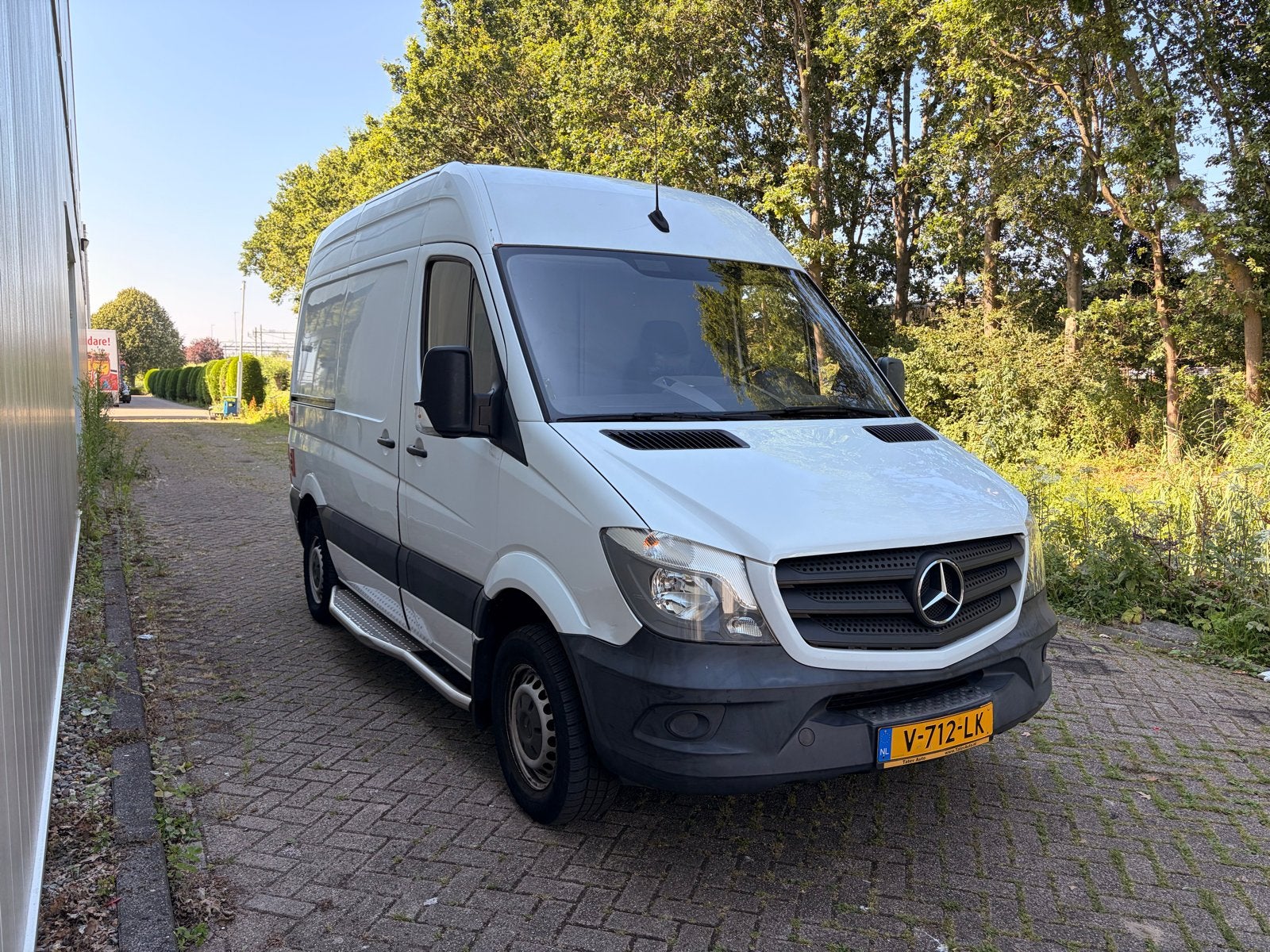 Mercedes-Benz Sprinter Laadklep Euro 6, Auto's, Bestelauto's, Automaat, Stof, 4 cilinders, Wit