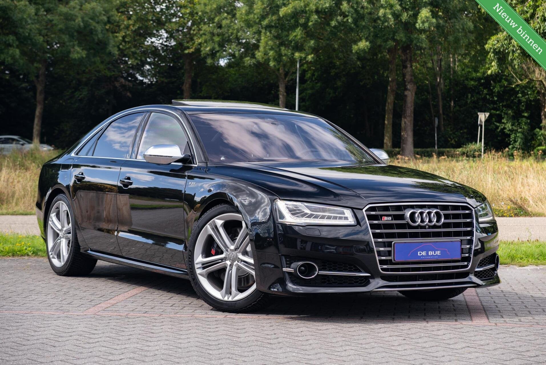 Audi S8 4.0 V8 TFSI S8 Quattro MY 2015|OrgNL NAP|1ste Eig.|B, Auto's, Audi, Automaat, Dealer onderhouden, Gebruikt, Zwart