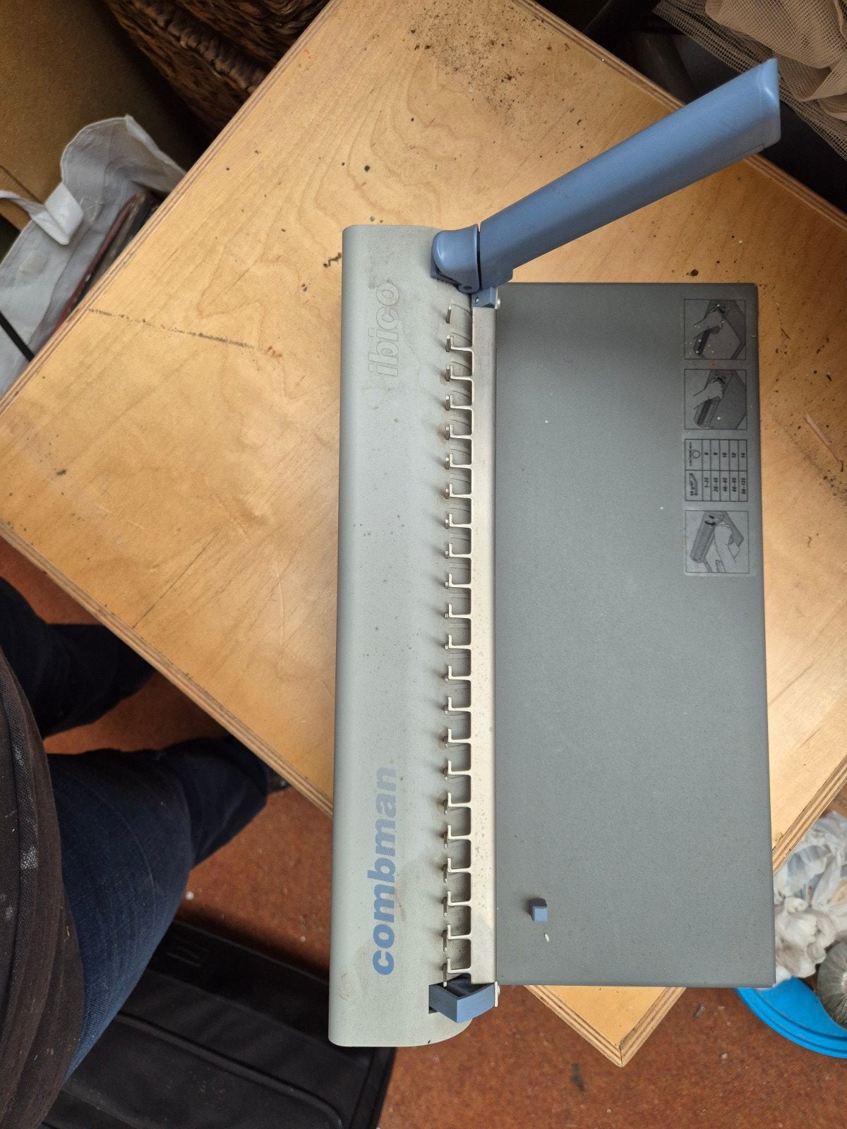 IBICO Combman Bindmachine voor papieren, Ophalen of Verzenden, Gebruikt