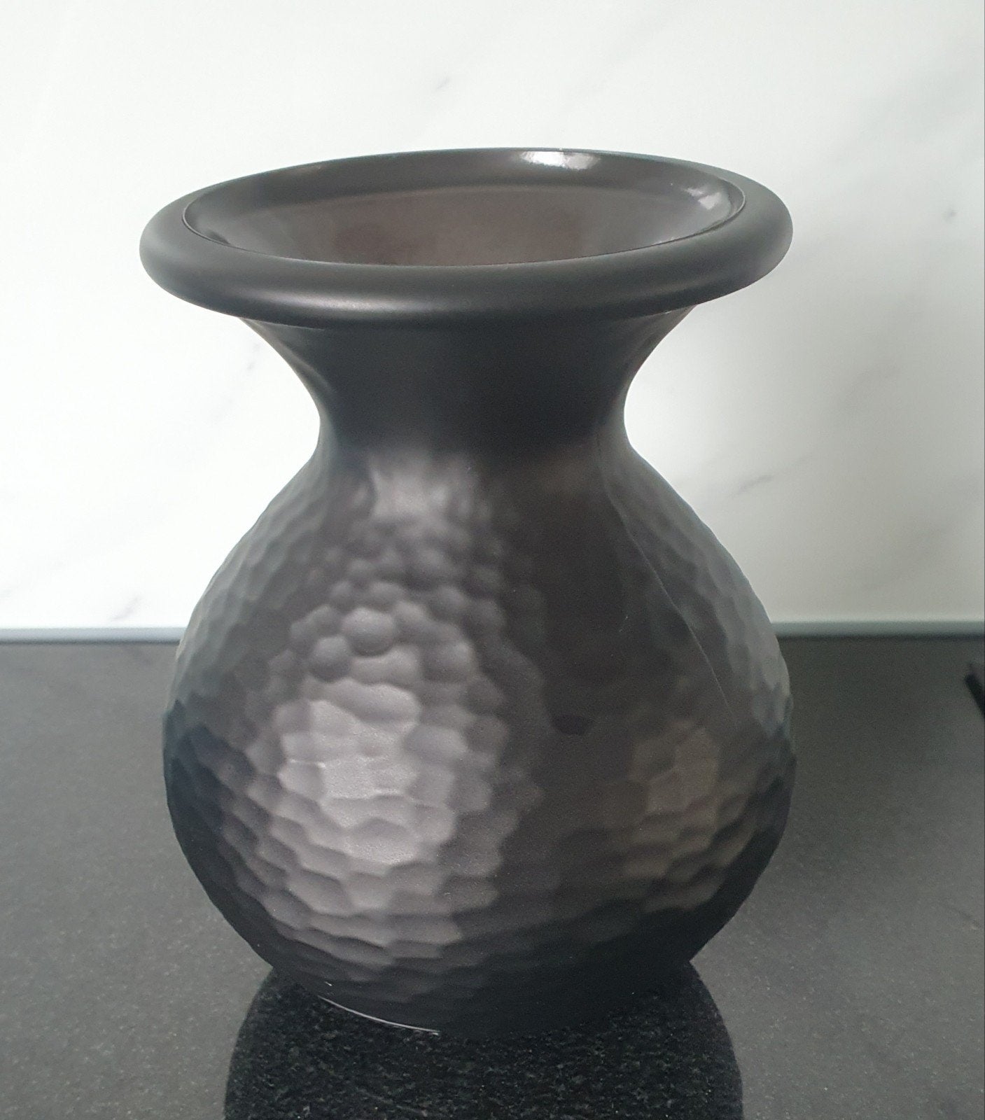 Light & Living vaas, Ophalen of Verzenden, Zo goed als nieuw, Zwart, Glas