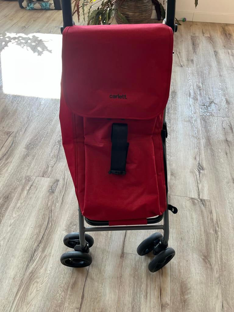 Boodschappen trolley 4 wielen Carlett, Sieraden, Tassen en Uiterlijk, Tassen | Reistassen en Weekendtassen, Ophalen, 30 cm of meer