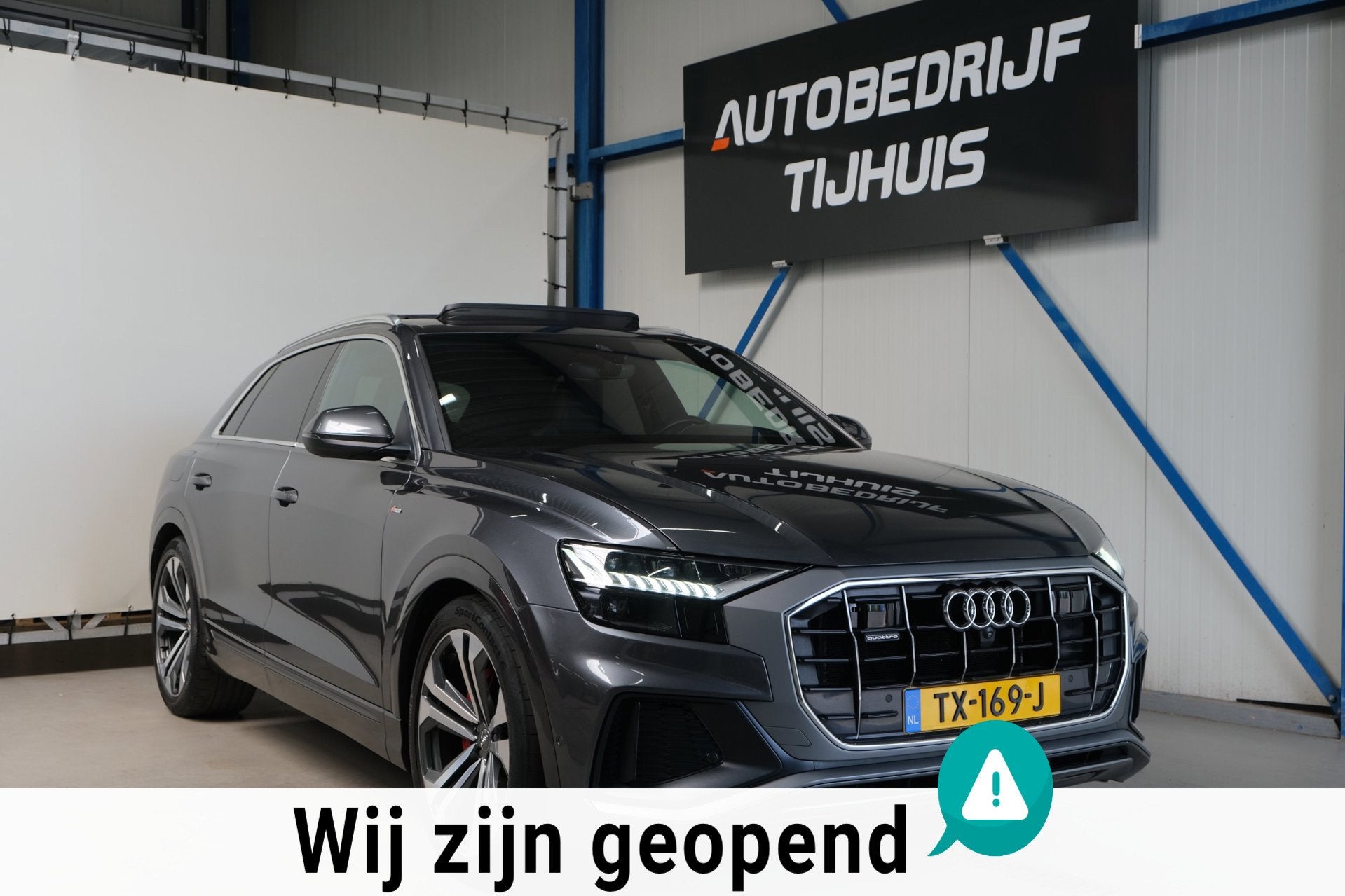 Audi Q8 50 TDI quattro Pro Line 2x S-Line - N.A.P. Airco, Cr, Auto's, Automaat, Dealer onderhouden, 15 km/l, Gebruikt