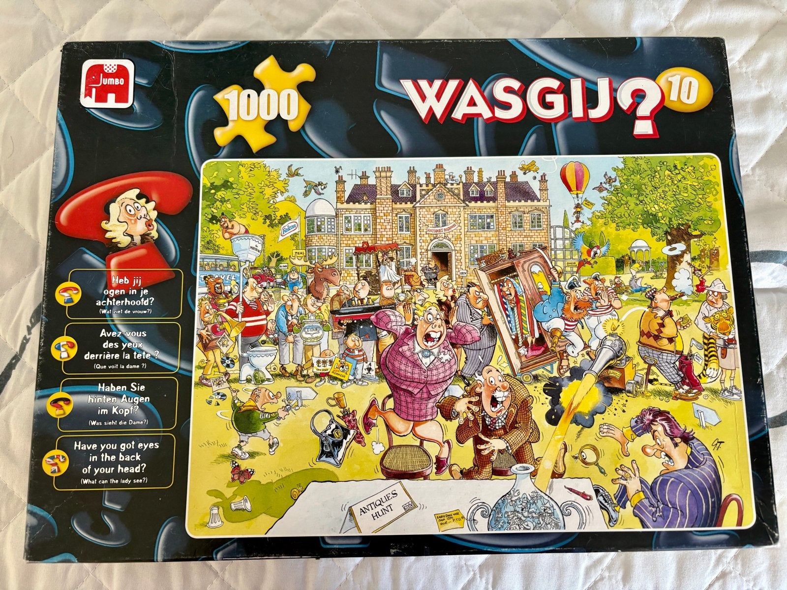 Wasgij? Nummer 10 Antiques Hunt 1000 stukjes puzzel, Hobby en Vrije tijd, Gezelschapsspellen | Bordspellen, Een of twee spelers