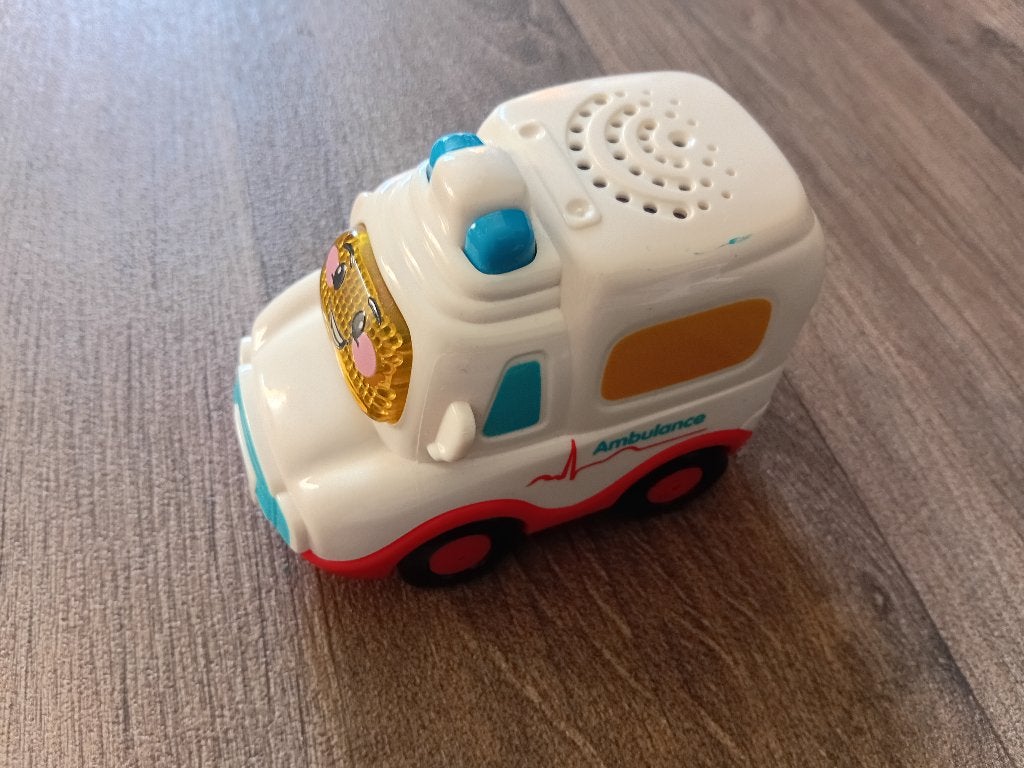 VTech Toet Toet Auto Ambulance Amir, Ophalen of Verzenden, Zo goed als nieuw, 6 maanden tot 2 jaar
