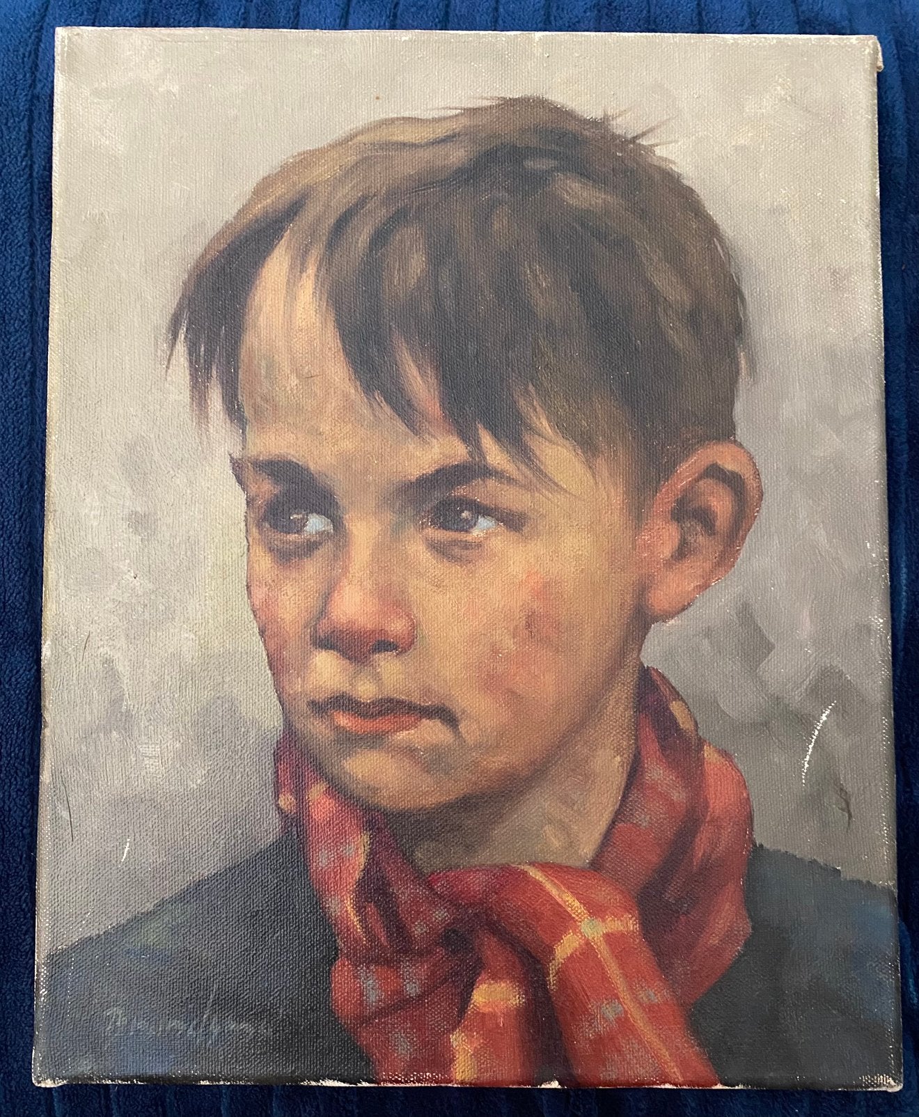 Jeanne van Hall Brandsma (1902-1992) Belgie, Antiek en Kunst, Kunst | Schilderijen | Klassiek, Origineel werk, Doek, Portret of Personen