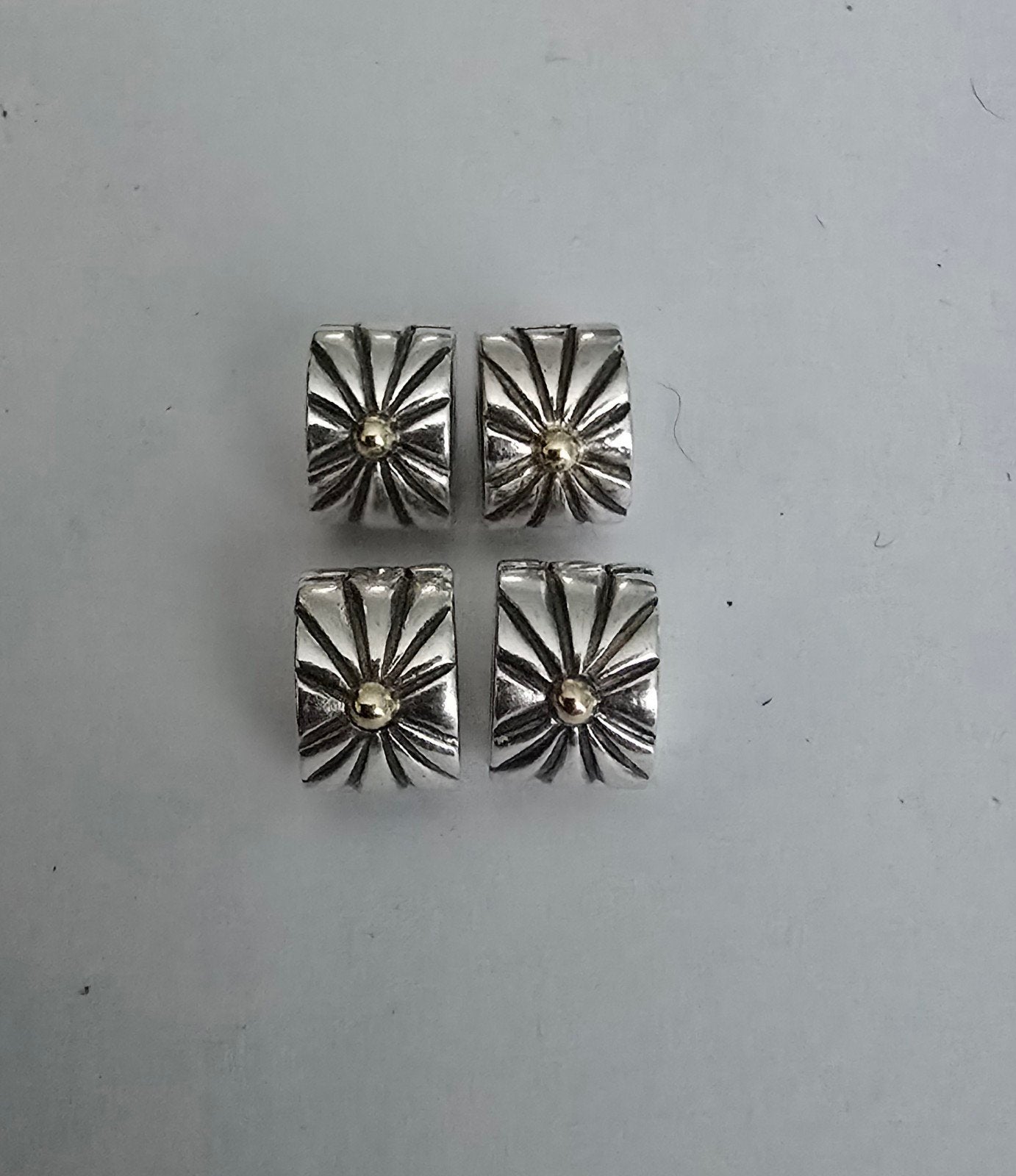 Prachtige zilveren Pandora bedels/clips/stoppers met goud, Ophalen of Verzenden, Zo goed als nieuw, Zilver, Pandora