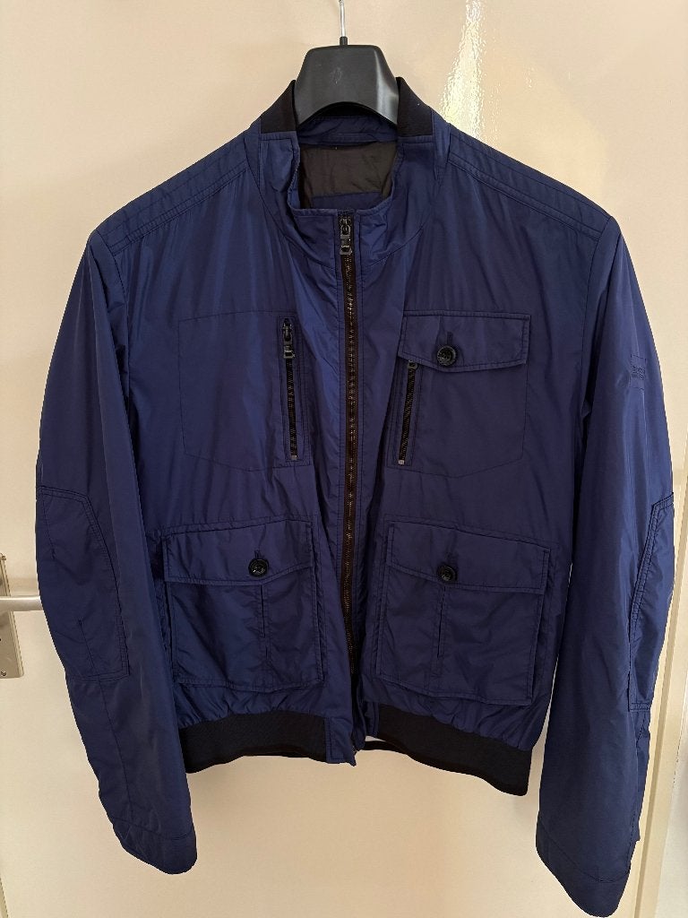 BOSS | BomberJack | Blauw | Maat 56 (XL), BOSS, Blauw, Maat 56/58 (XL), Ophalen of Verzenden