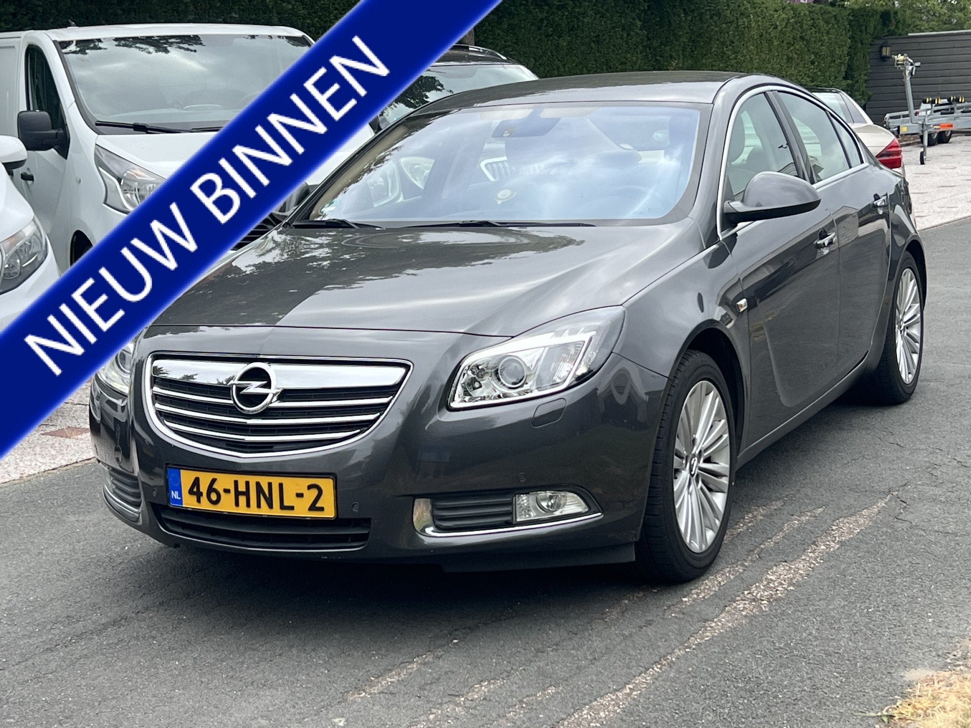Opel Insignia 2.0 T Executive (bj 2009), Auto's, Opel, Gebruikt, Beige, Bedrijf, Handgeschakeld