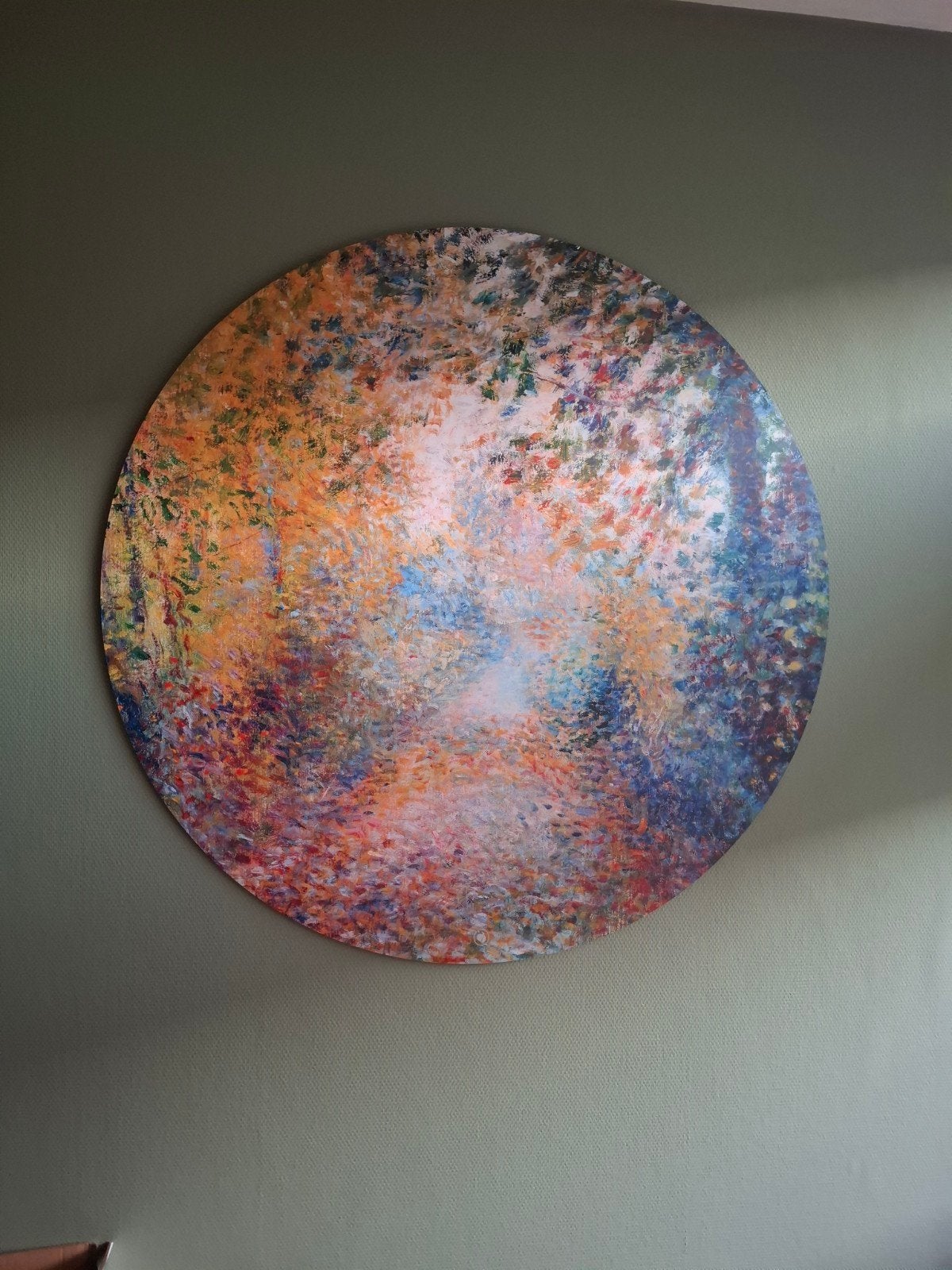 Super leuke muurcirkel!, Ophalen, 100 tot 125 cm, Schilderij