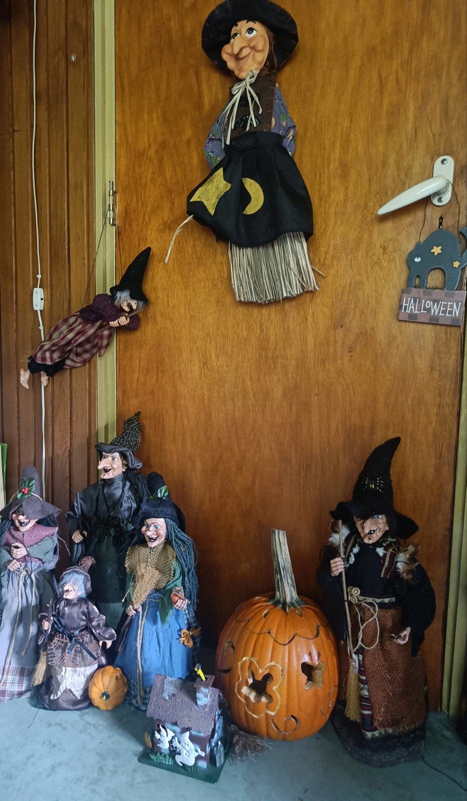 Verschillende heksen poppen met accesoires, Ophalen of Verzenden, Zo goed als nieuw, Overige typen, Halloween of Griezel