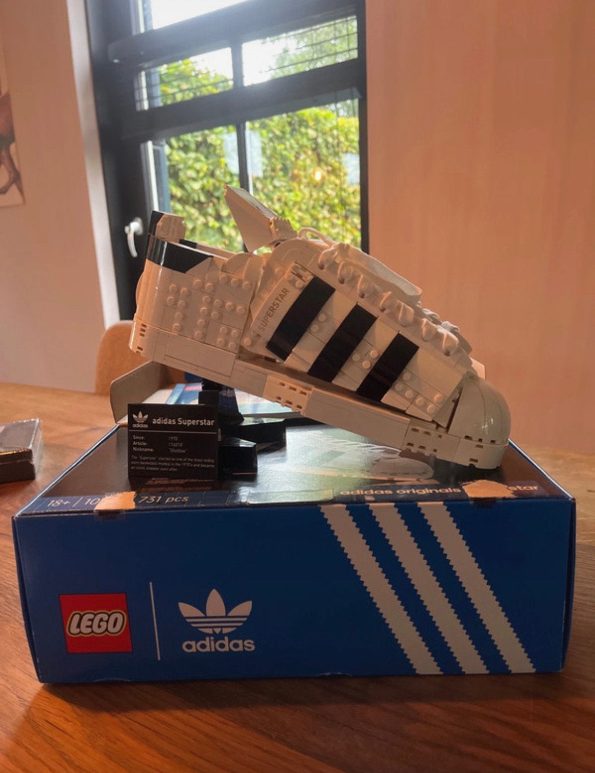 Lego Adidas superstar, Verzenden, Zo goed als nieuw