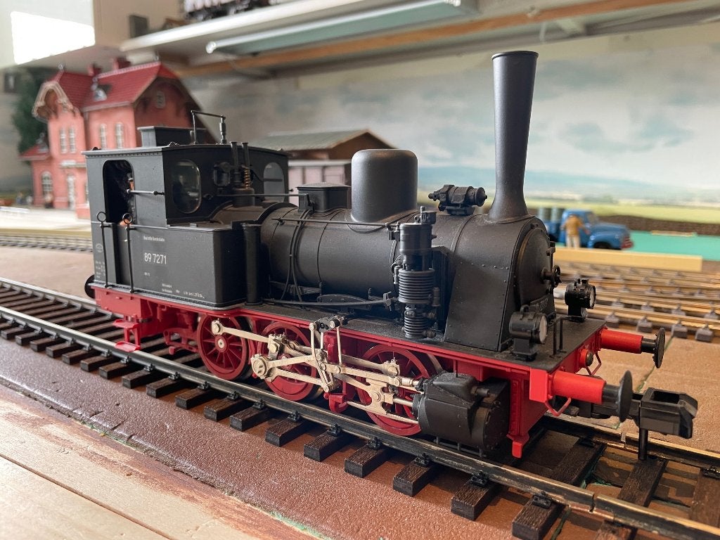 Märklin spoor 1 BR 89 ( T3 ) MFX sound en stoom rook, Gebruikt, Locomotief, Gelijkstroom of Wisselstroom, Ophalen of Verzenden