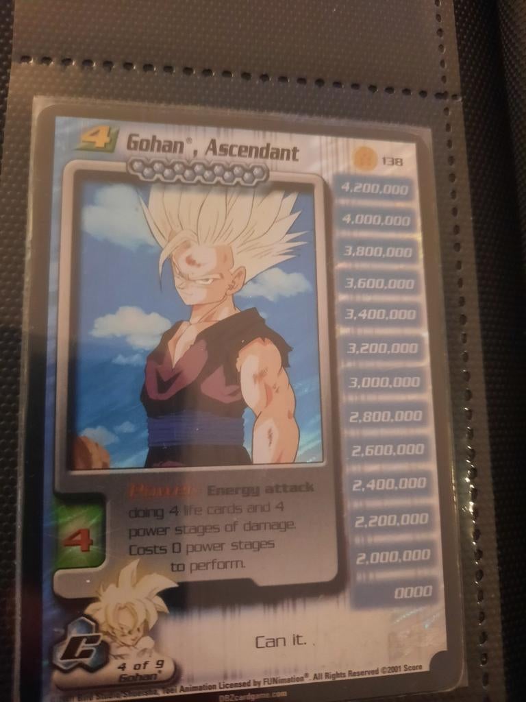 Dragon Ball Z Foil Score personality kaarten, Hobby en Vrije tijd, Verzamelkaartspellen | Overige, Ophalen of Verzenden, Zo goed als nieuw