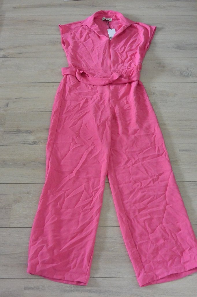 Nieuwe roze jumpsuit van Andcowoman, maat M, Maat 38/40 (M), Nieuw, Ophalen of Verzenden, Andcowoman