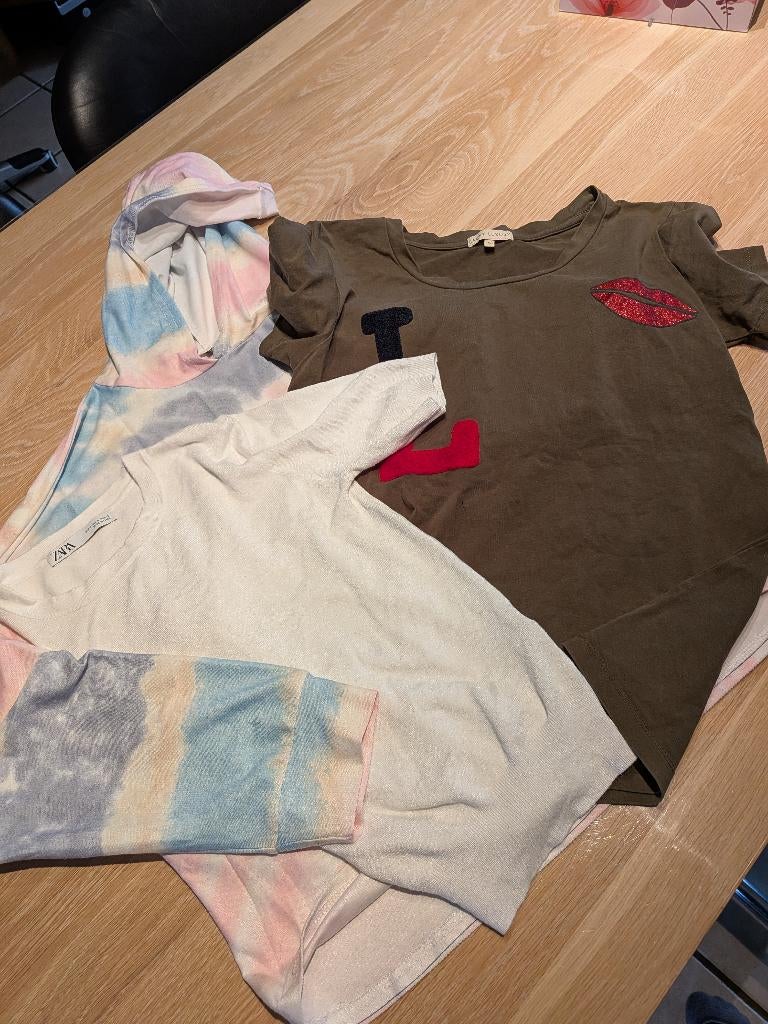 T-shirt maat s, Kleding | Dames, Ophalen of Verzenden, Zo goed als nieuw, Korte mouw, Maat 36 (S)