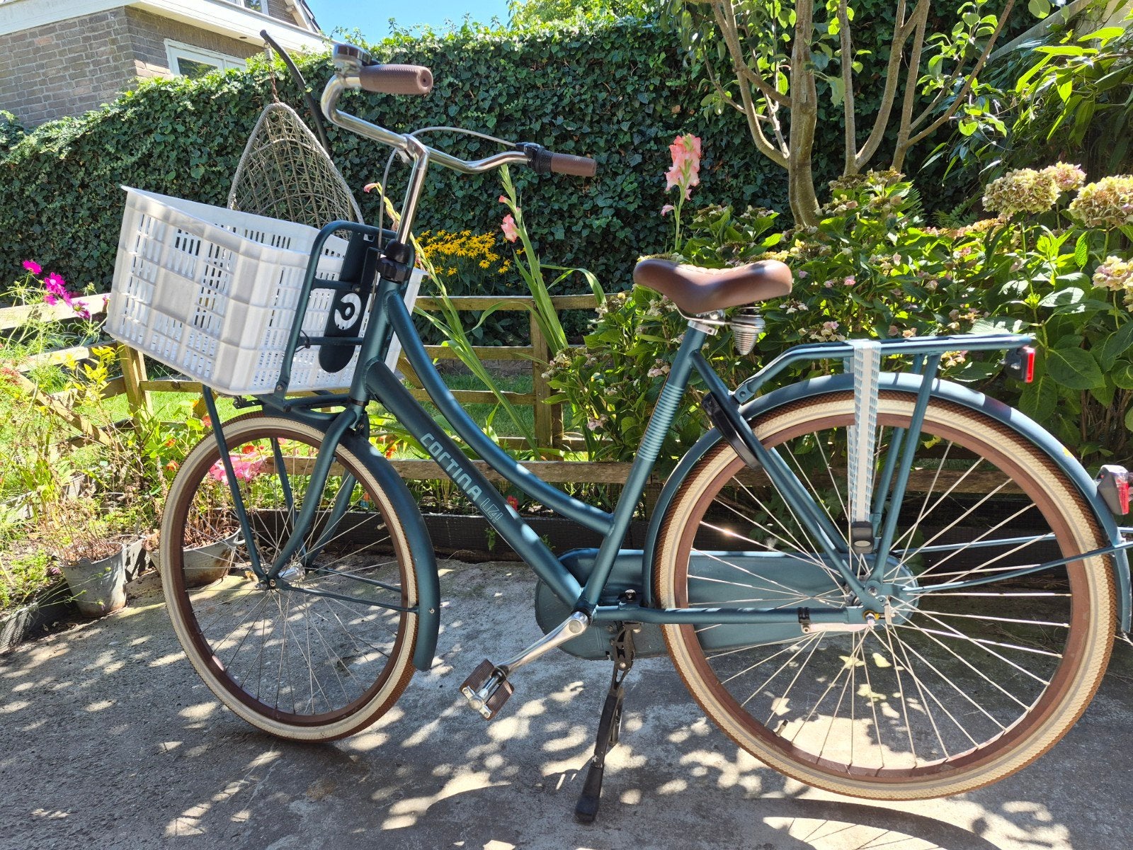 Cortina U4 Damesfiets, Fietsen en Brommers, Fietsen | Dames | Damesfietsen, Terugtraprem, Versnellingen, Zo goed als nieuw, Ophalen