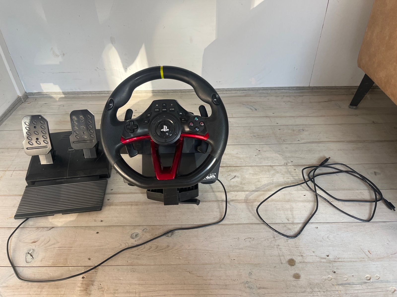 PlayStation 4 Stuur met Pedalen - Goede Staat, Ophalen, Gebruikt, Met 1 controller