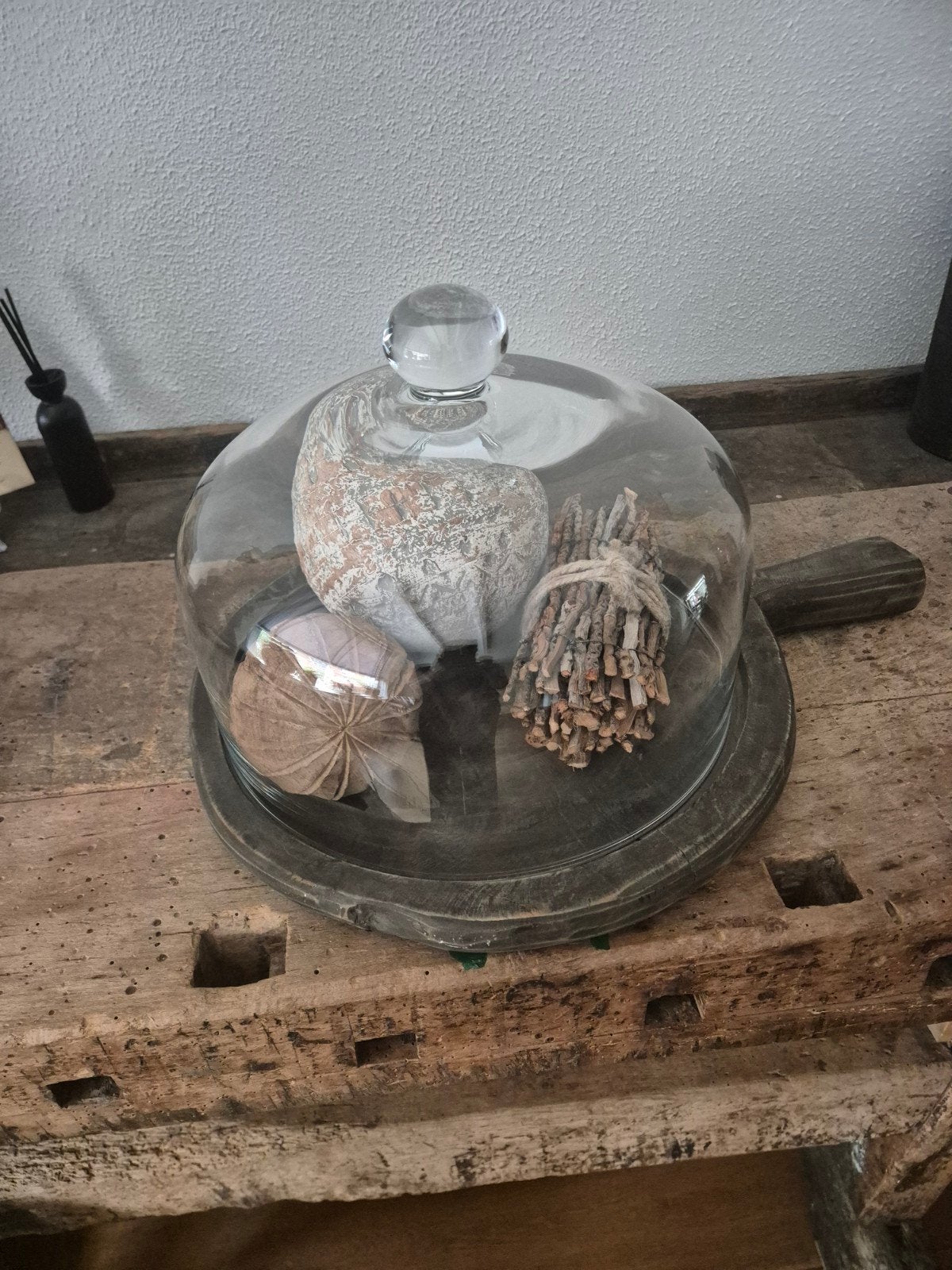 stolp met oud houten onderplank, Huis en Inrichting, Ophalen, Gebruikt
