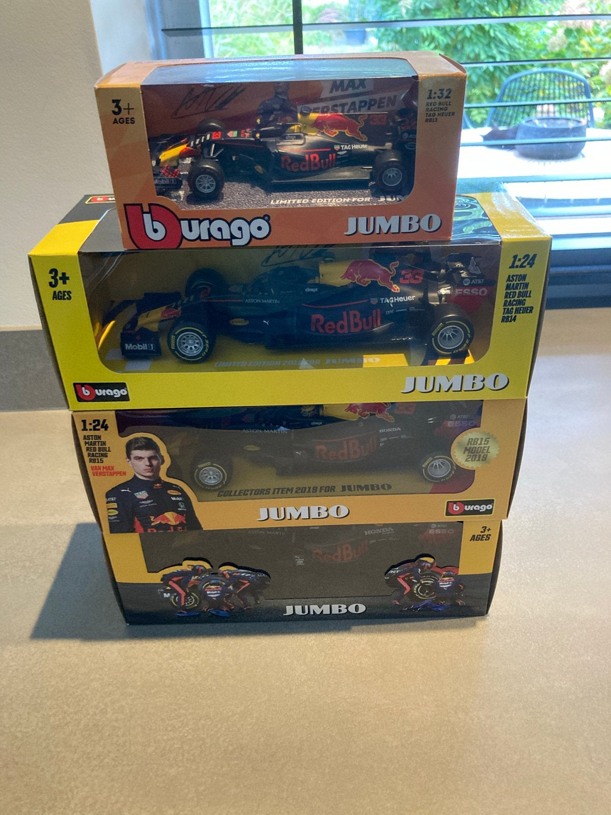 Jumbo Max Verstappen F1 auto's 2018-2020, Ophalen of Verzenden, Zo goed als nieuw, Auto