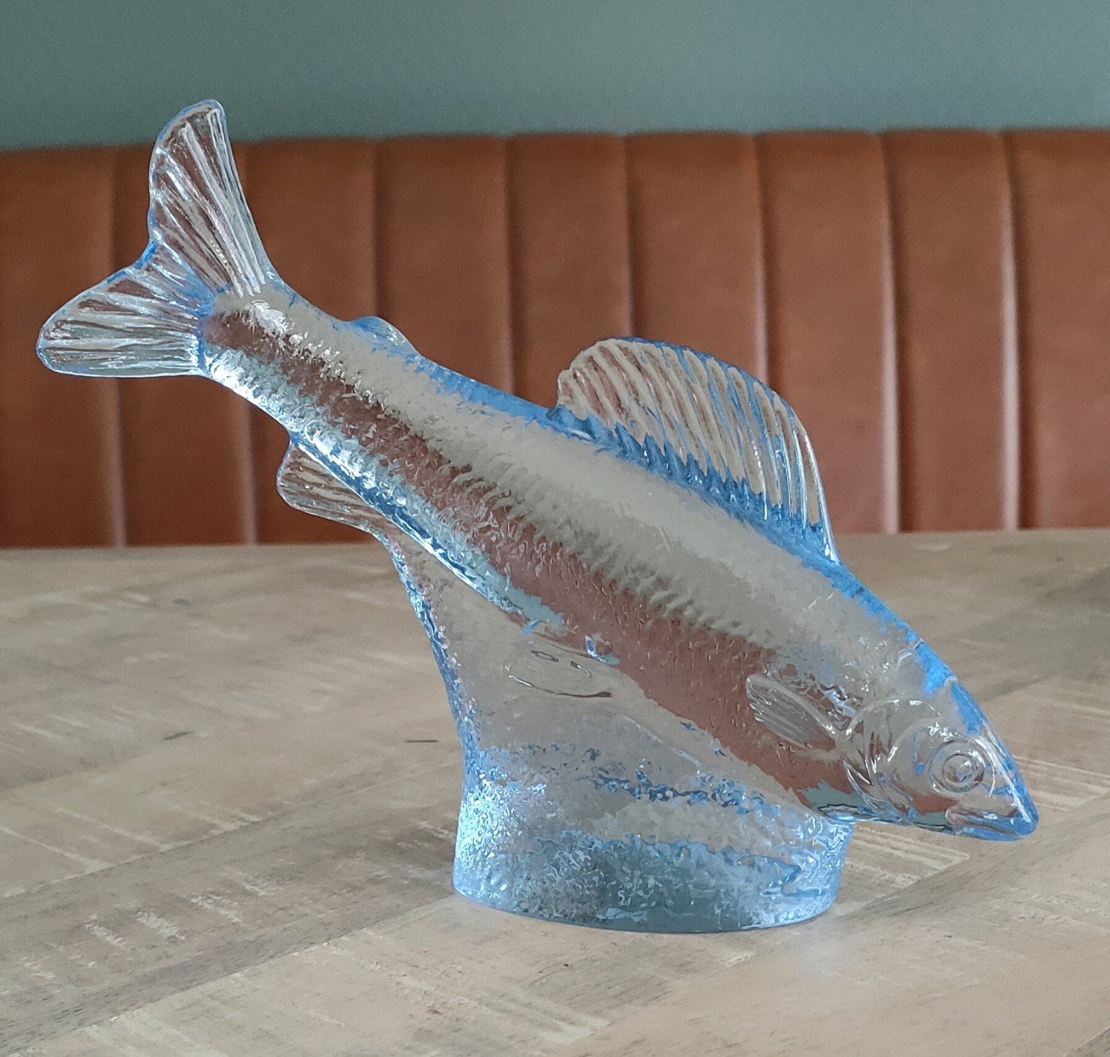 Glazen vis sculptuur Kosta, Antiek en Kunst, Ophalen of Verzenden