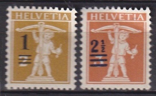 Zwitserland 1915 Wilhelm Tell met Waarde opdruk pf, Verzenden, Postfris, Overige thema's