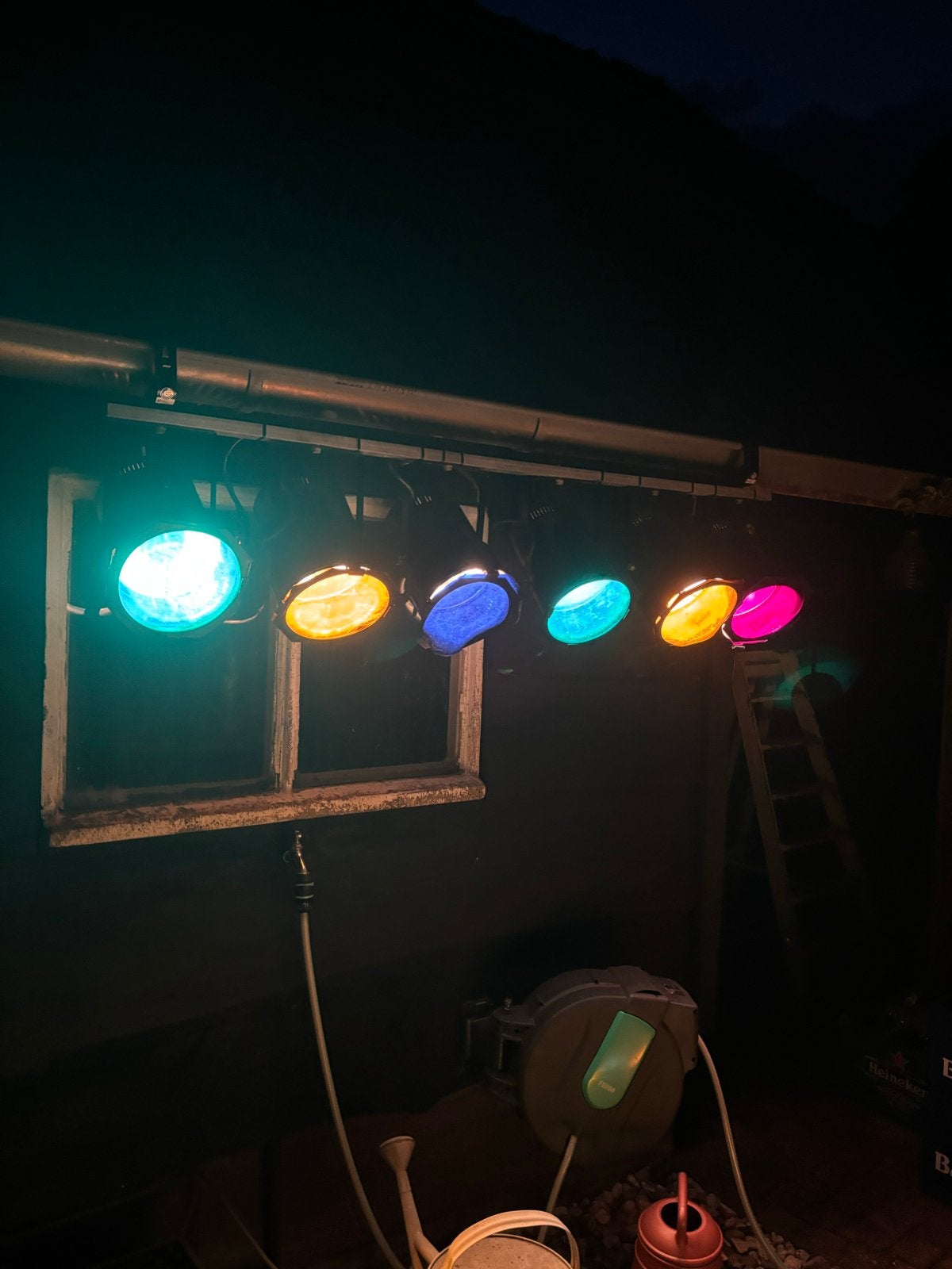 PAR-spots, Muziek en Instrumenten, Licht en Laser, Ophalen, Gebruikt, Licht, Kleur