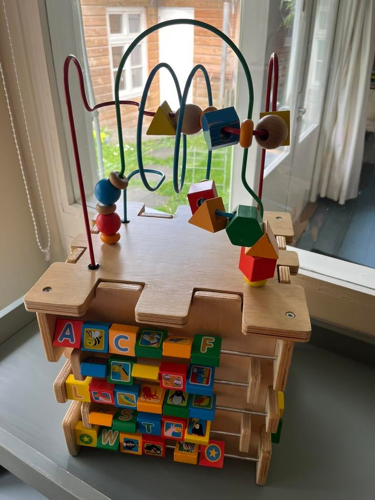 KidKraft activiteitenkubus kinder speelgoed, Kinderen en Baby's, Speelgoed | Houten speelgoed, Ophalen, Gebruikt