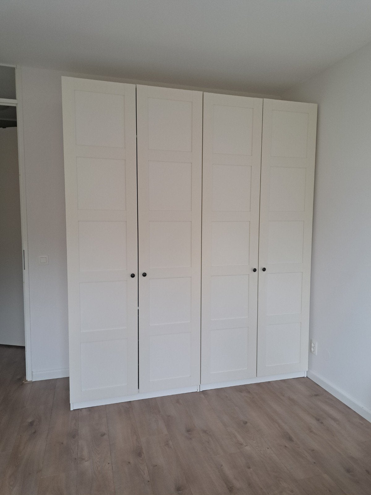 IKEA PAX / BERGSBO Witte kledingkast met deuren, planken, Ophalen, Met deur(en), 200 cm of meer, 50 tot 100 cm