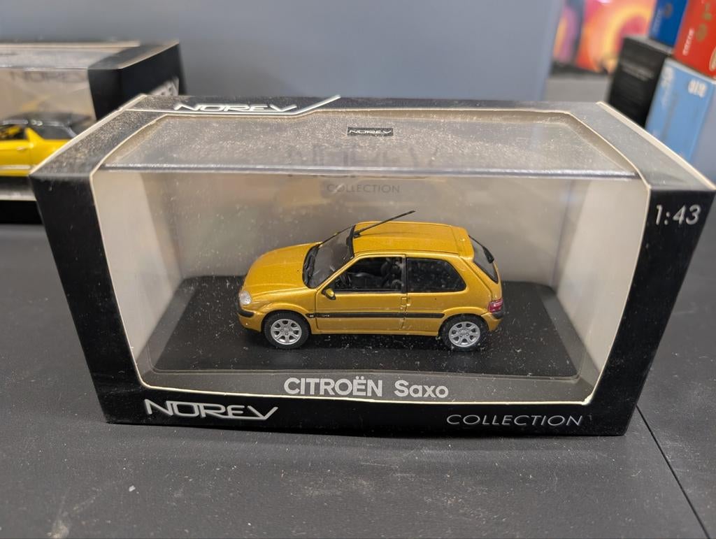 Norev Citroën Saxo VTS 1:43 Modelauto Goud, Hobby en Vrije tijd, Modelauto's | 1:43, Ophalen of Verzenden