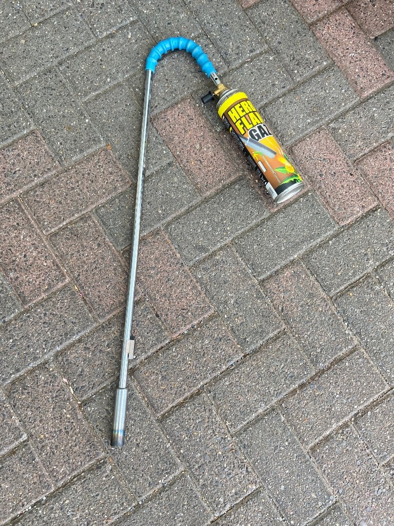 Onkruidbrander, Ophalen, Gebruikt
