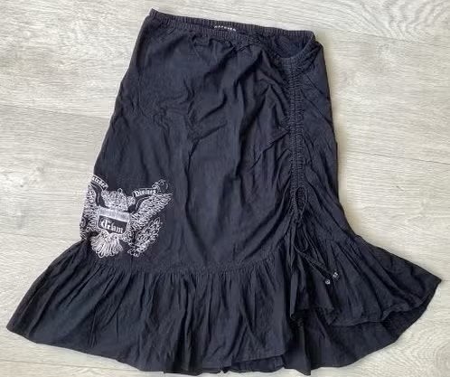 Zwarte rok van Watcher maat XS, Zwart, Ophalen of Verzenden, Zo goed als nieuw, Knielengte