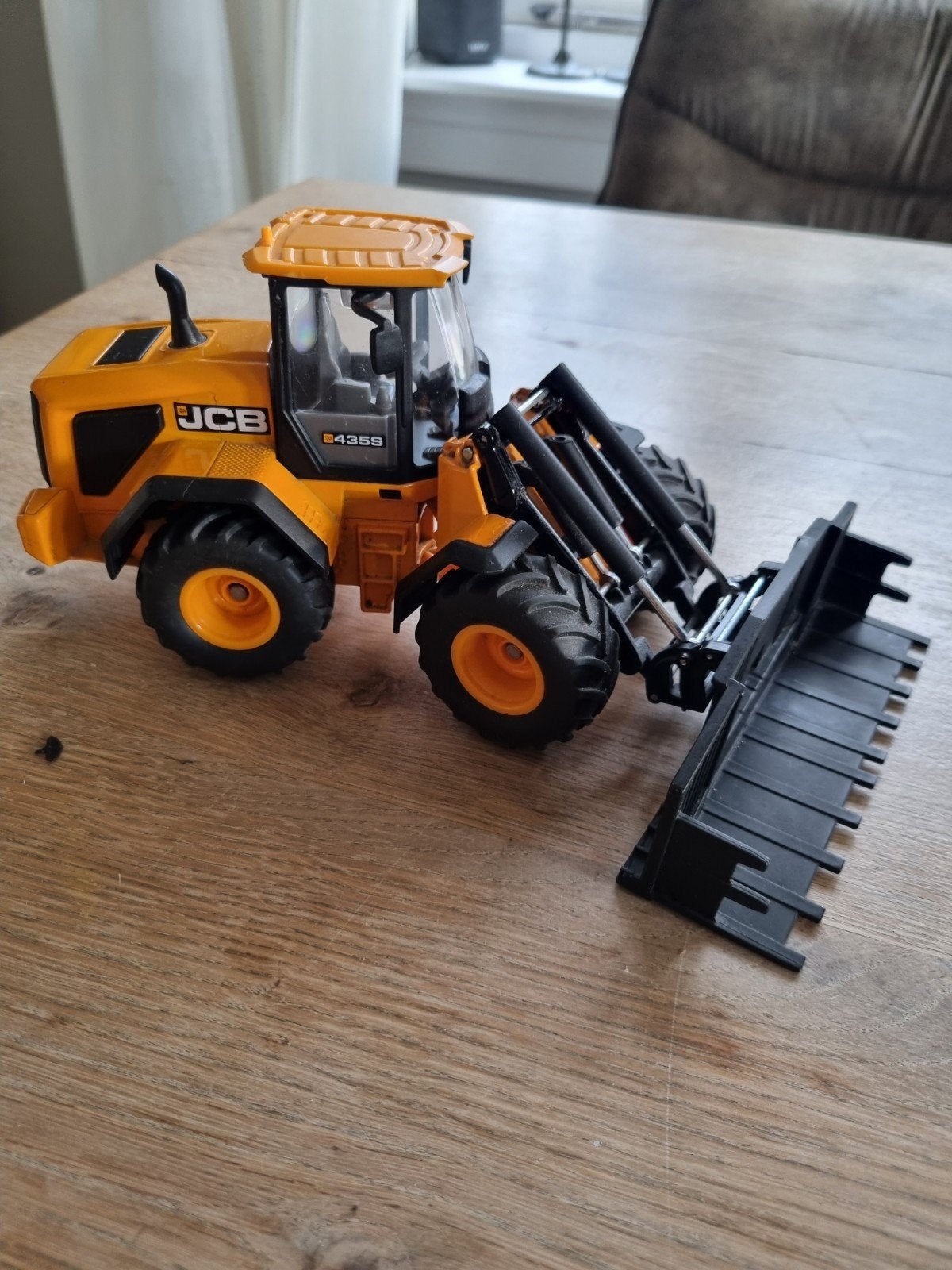 Jcb shovel met grasbak van siku, Ophalen of Verzenden, Tractor of Landbouw, Overige merken