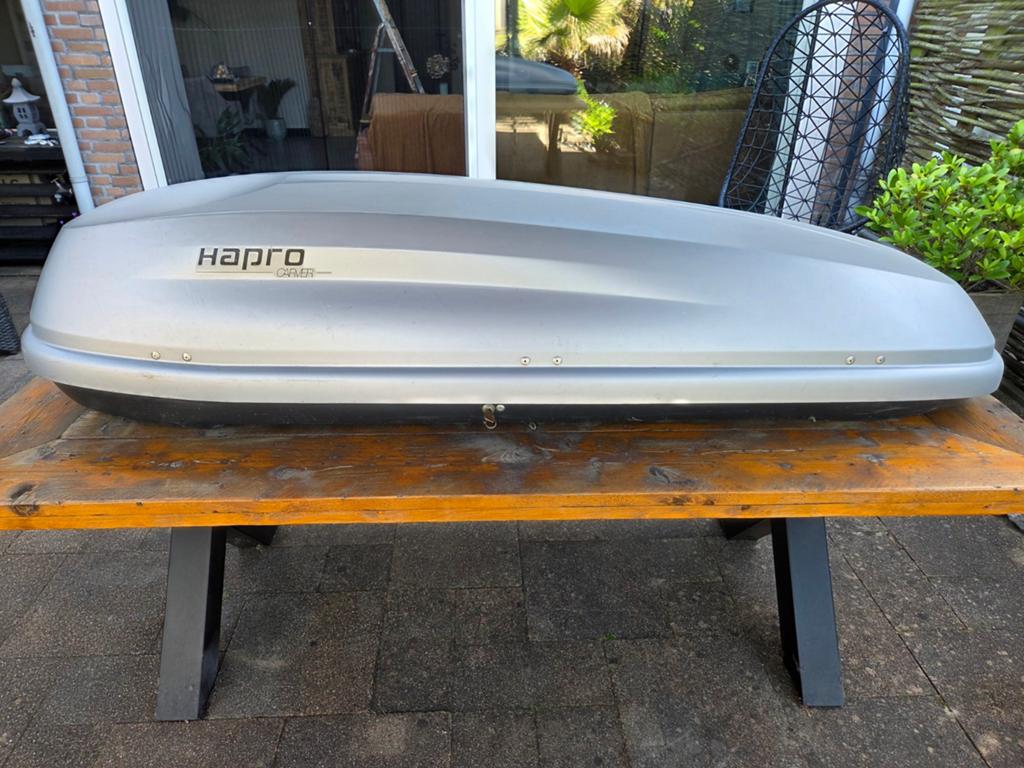 Hapro Carver 6.3 Dakkoffer - 330L, Zilvergrijs, Ophalen