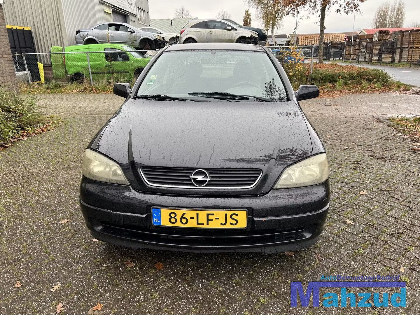 2002 OPEL ASTRA G 1.6 16V Zwart Z20R X16XE Sloop Onderdelen, Auto-onderdelen, Gebruikt, Opel Automobile GmbH, Ophalen of Verzenden