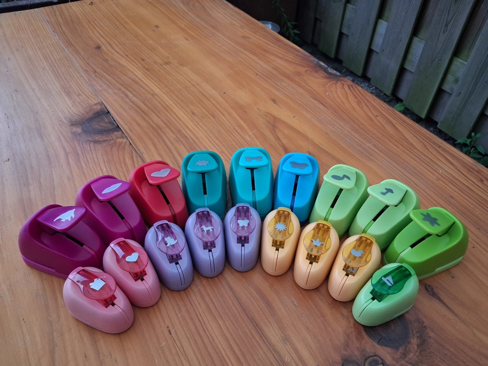 papier stempels (18), Ophalen of Verzenden, Zo goed als nieuw, Meerkleurig, Knutselmateriaal
