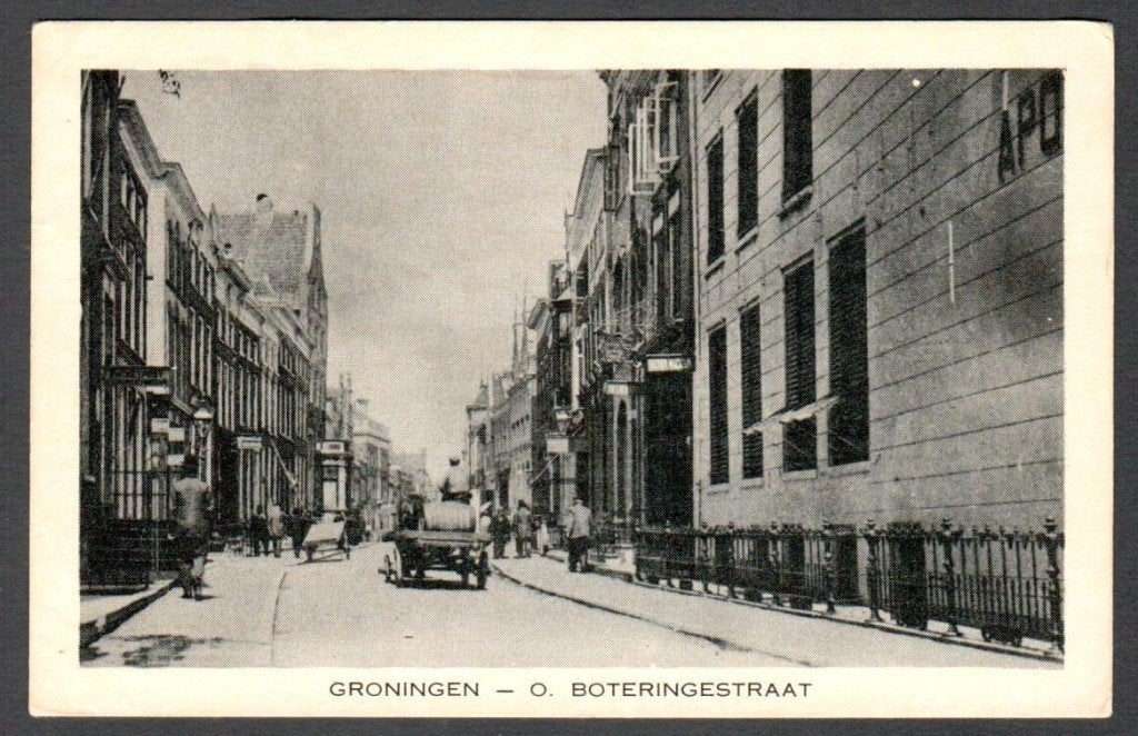Oude Ansicht - GRONINGEN - O. BOTERINGESTRAAT - Gr., Ophalen of Verzenden, 1920 tot 1940, Ongelopen, Groningen